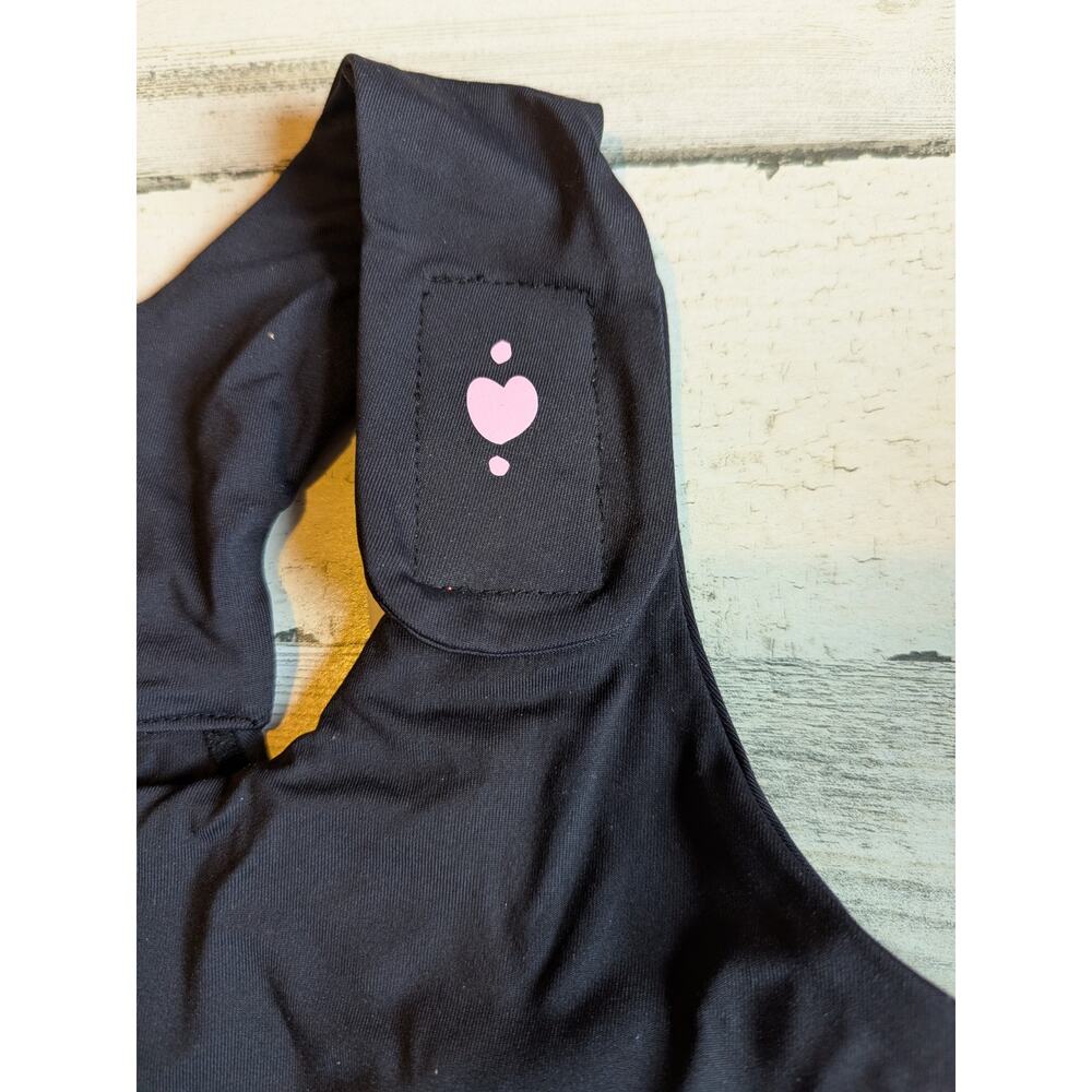 Heart & Core Women's Serena Black Post-Surgical Bra XXL No Puffs NEW - Picture 4 of 9